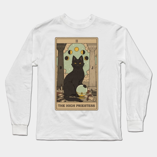 The High Priestess Long Sleeve T-Shirt by thiagocorrea